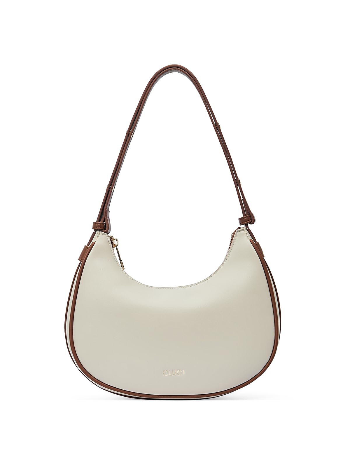 Foto 2 pulgar | Bolso De Hombro Cluci Small Hobo Tote Bolso De Mano Para Mujer De Piel - Venta Internacional.