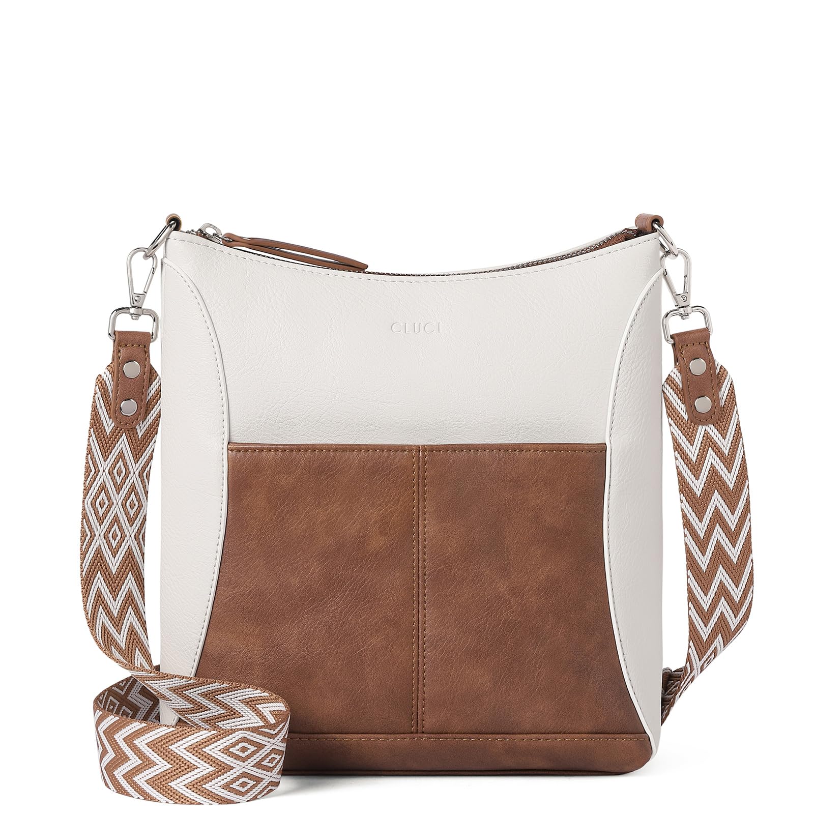 Bandolera Cluci De Piel Con Bandolera Mediana Para Mujer - Venta Internacional.
