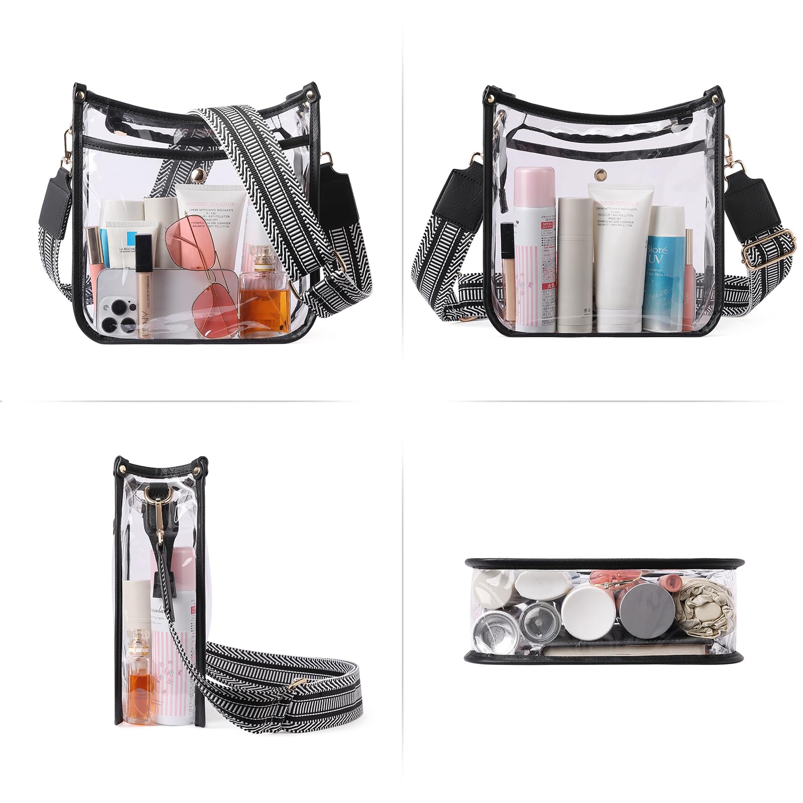Foto 7 pulgar | Bolso Cluci Transparente Para Estadios, Eventos, Bandolera Impermeable - Venta Internacional.