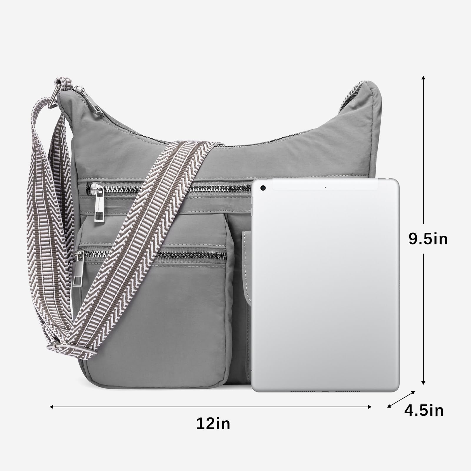 Foto 4 pulgar | Bandolera Cluci De Nylon Impermeable Para Mujer - Venta Internacional.
