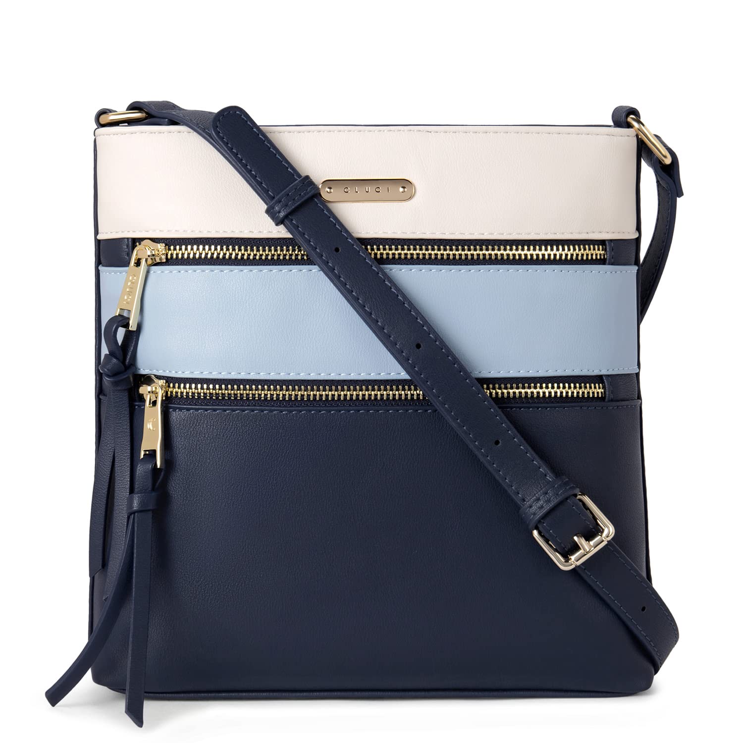 Foto 2 pulgar | Bolsos Tipo Bandolera Cluci Para Mujer De Piel Suave Con Correa Ajustable - Venta Internacional.