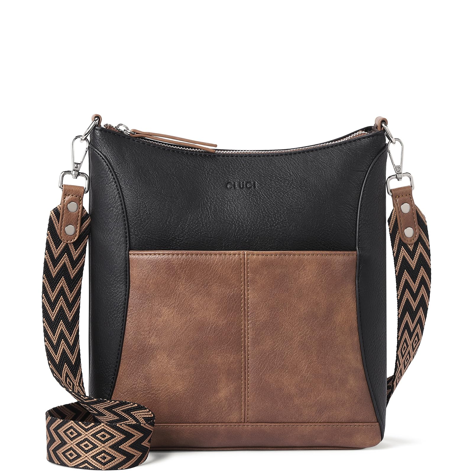 Bandolera Cluci De Piel Con Bandolera Mediana Para Mujer - Venta Internacional.