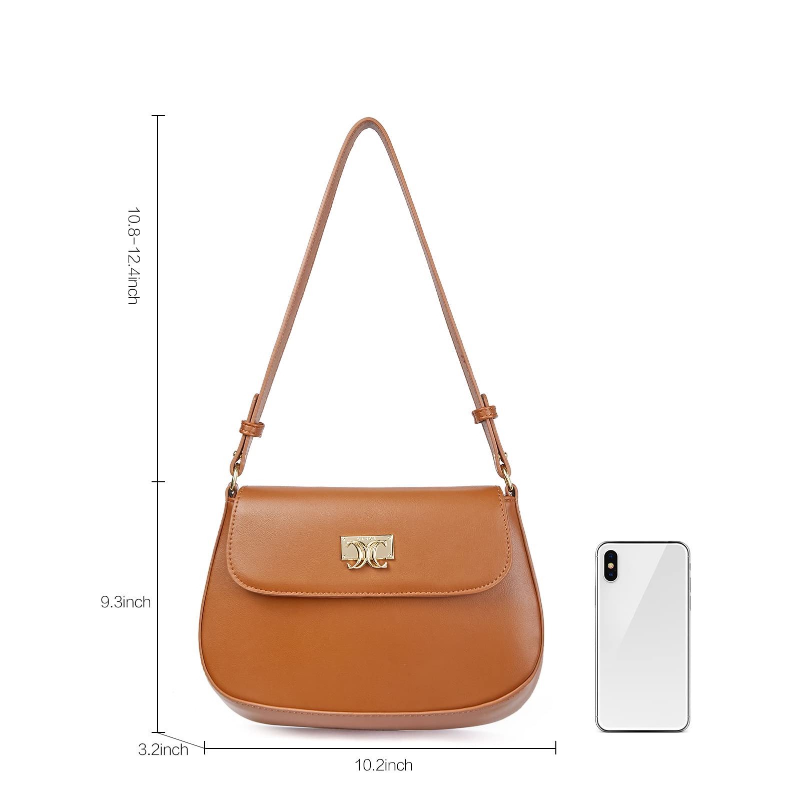 Foto 4 pulgar | Bandolera Cluci Monederos Para Mujer De Piel Vegana Pequeña - Venta Internacional.