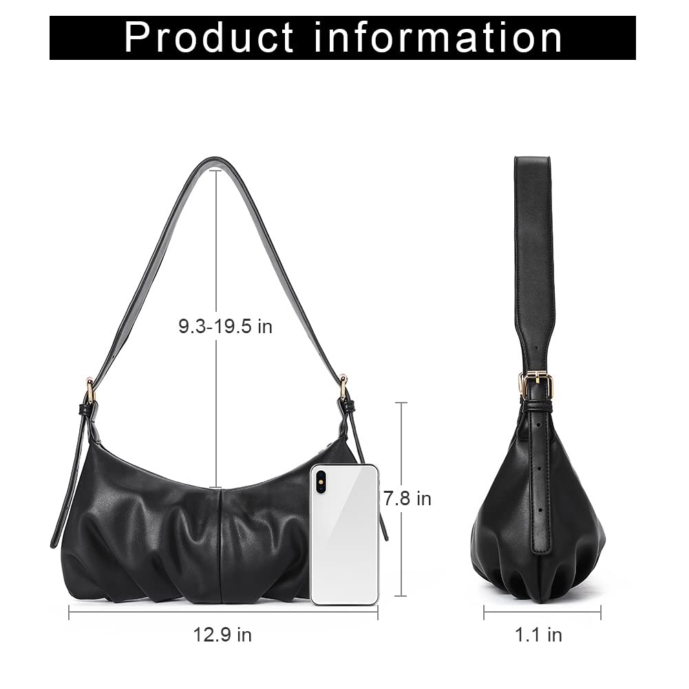 Foto 4 pulgar | Bolso De Hombro Cluci Dumpling Small Hobo De Cuero Vegano Para Mujer - Venta Internacional.