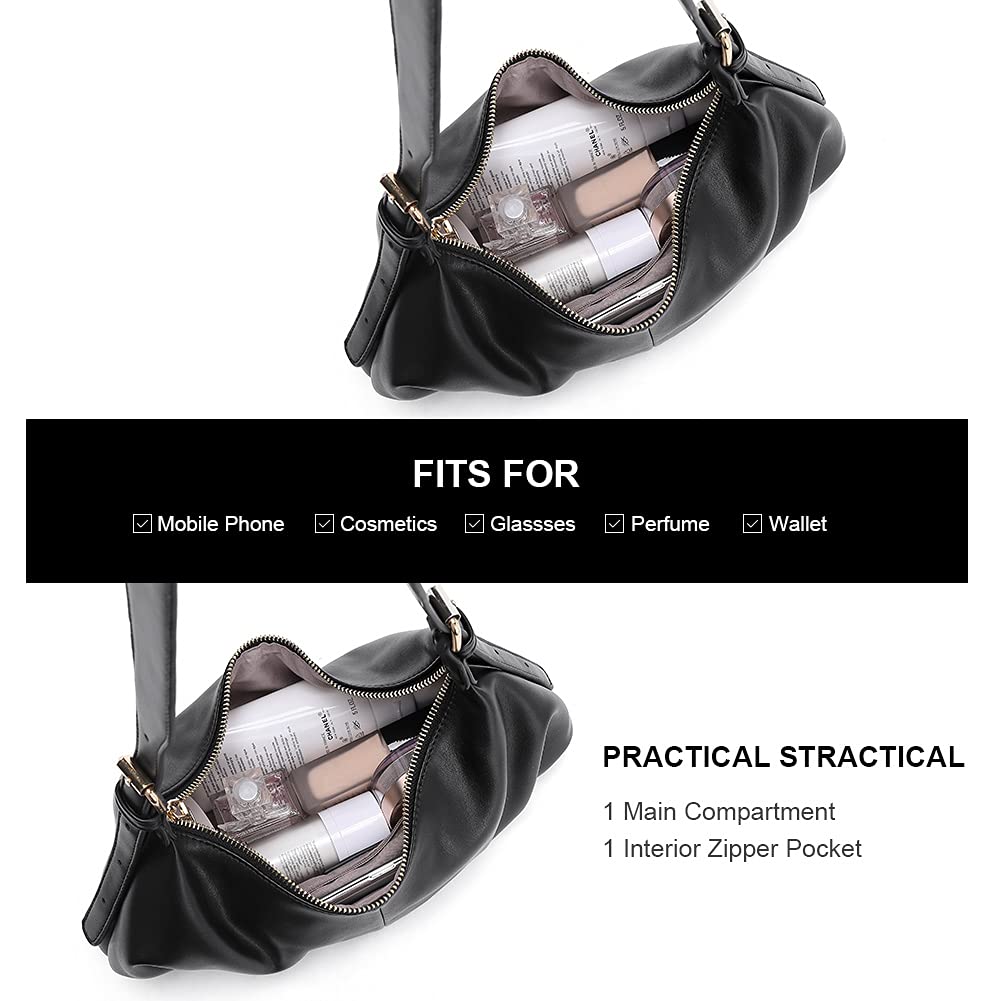 Foto 5 pulgar | Bolso De Hombro Cluci Dumpling Small Hobo De Cuero Vegano Para Mujer - Venta Internacional.