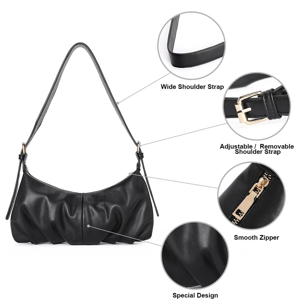 Foto 6 pulgar | Bolso De Hombro Cluci Dumpling Small Hobo De Cuero Vegano Para Mujer - Venta Internacional.