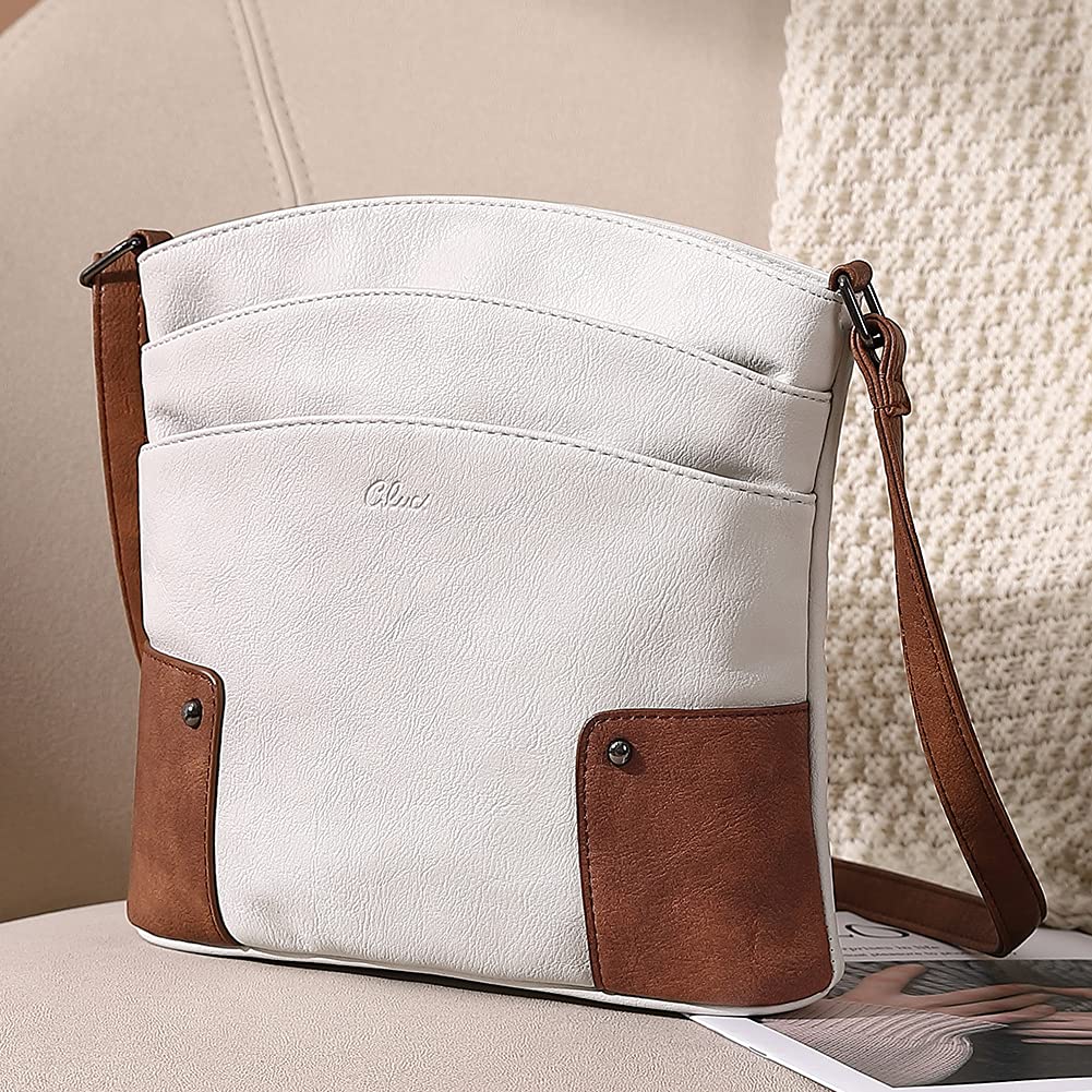Foto 7 | Bandolera Cluci Leather Para Mujer, De Viaje, Estilo Vintage - Venta Internacional.