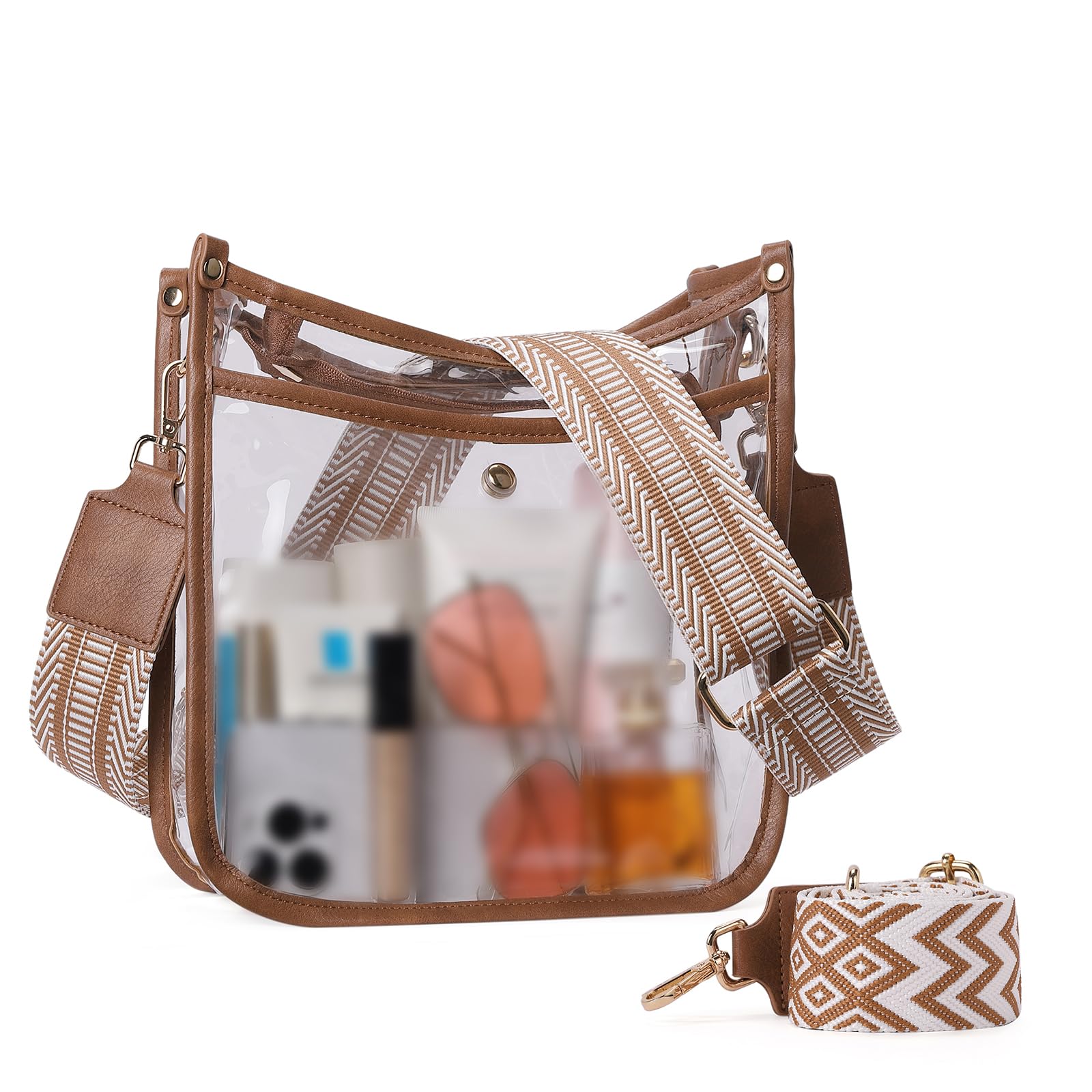 Foto 2 pulgar | Bolso Cluci Transparente Para Estadios, Eventos, Bandolera Impermeable - Venta Internacional.