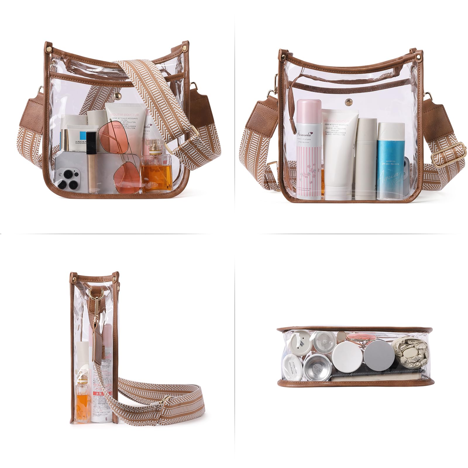 Foto 8 pulgar | Bolso Cluci Transparente Para Estadios, Eventos, Bandolera Impermeable - Venta Internacional.
