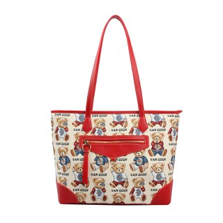 Foto 1 | Bolsa Tote Van Gogh Bear By Henney Bear V081 Camomile