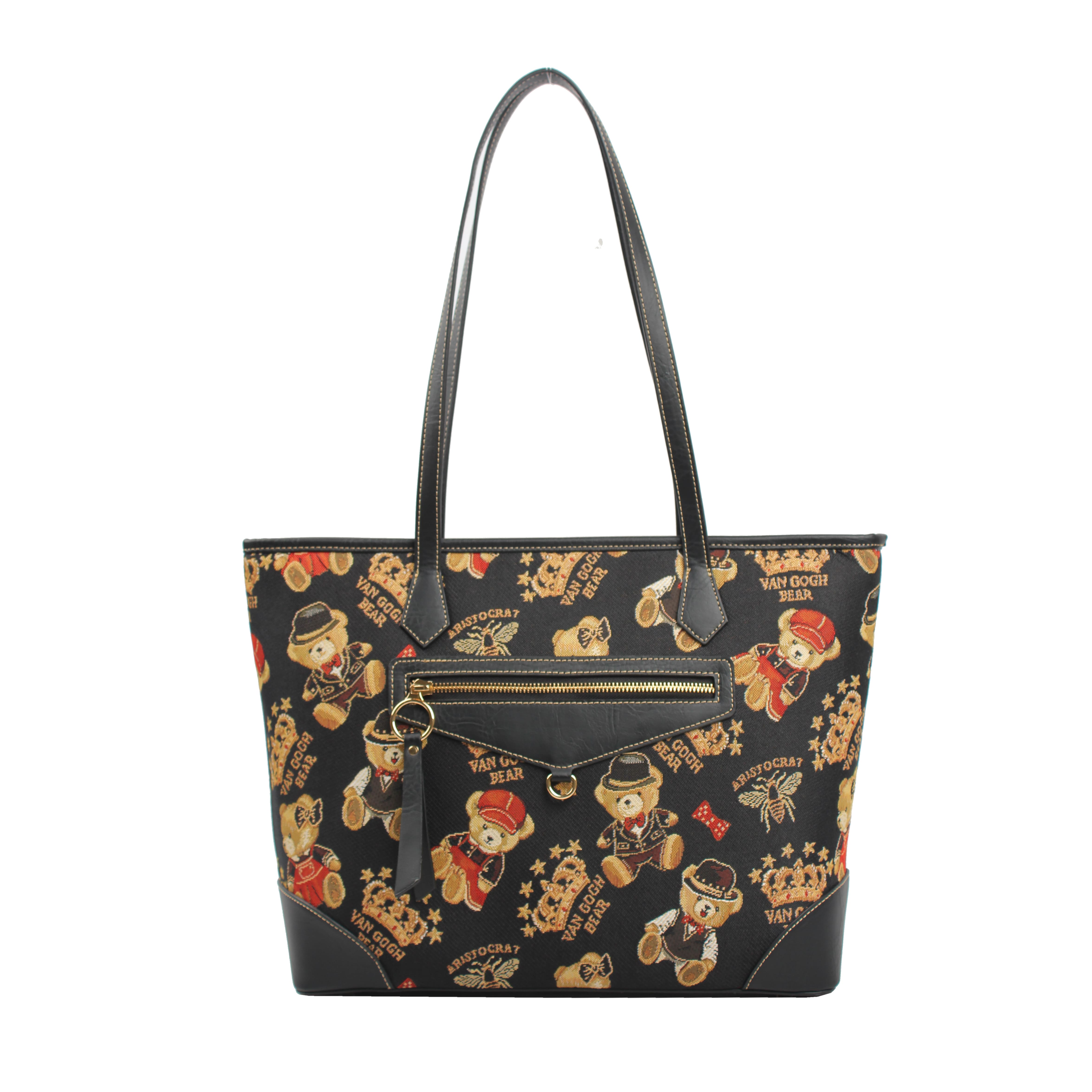 Foto 2 pulgar | Bolso Tote Van Gogh Bear By Henney Bear V081 Glory Shine