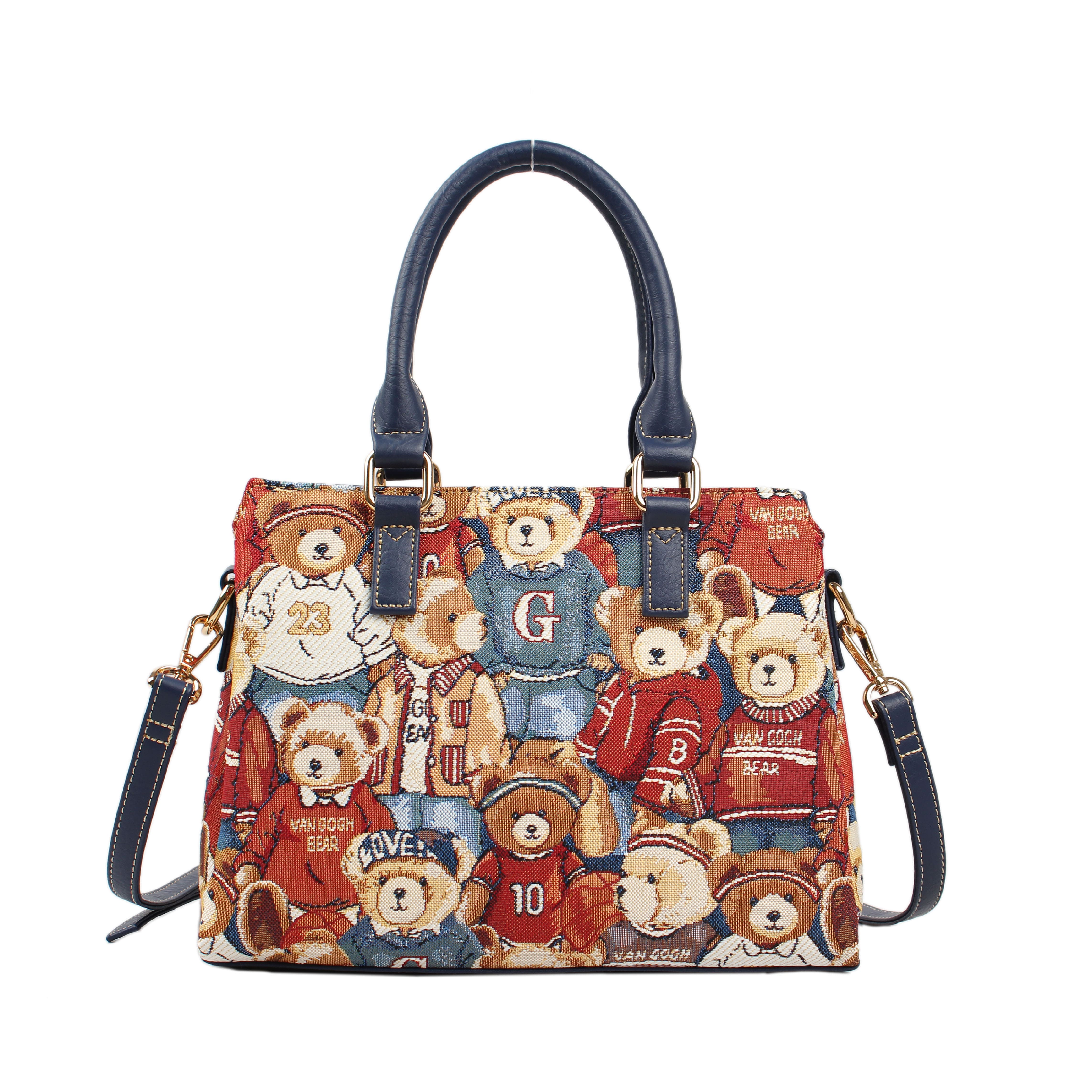 Bolso Boston Van Gogh Bear By Henney Bear V117 Sport