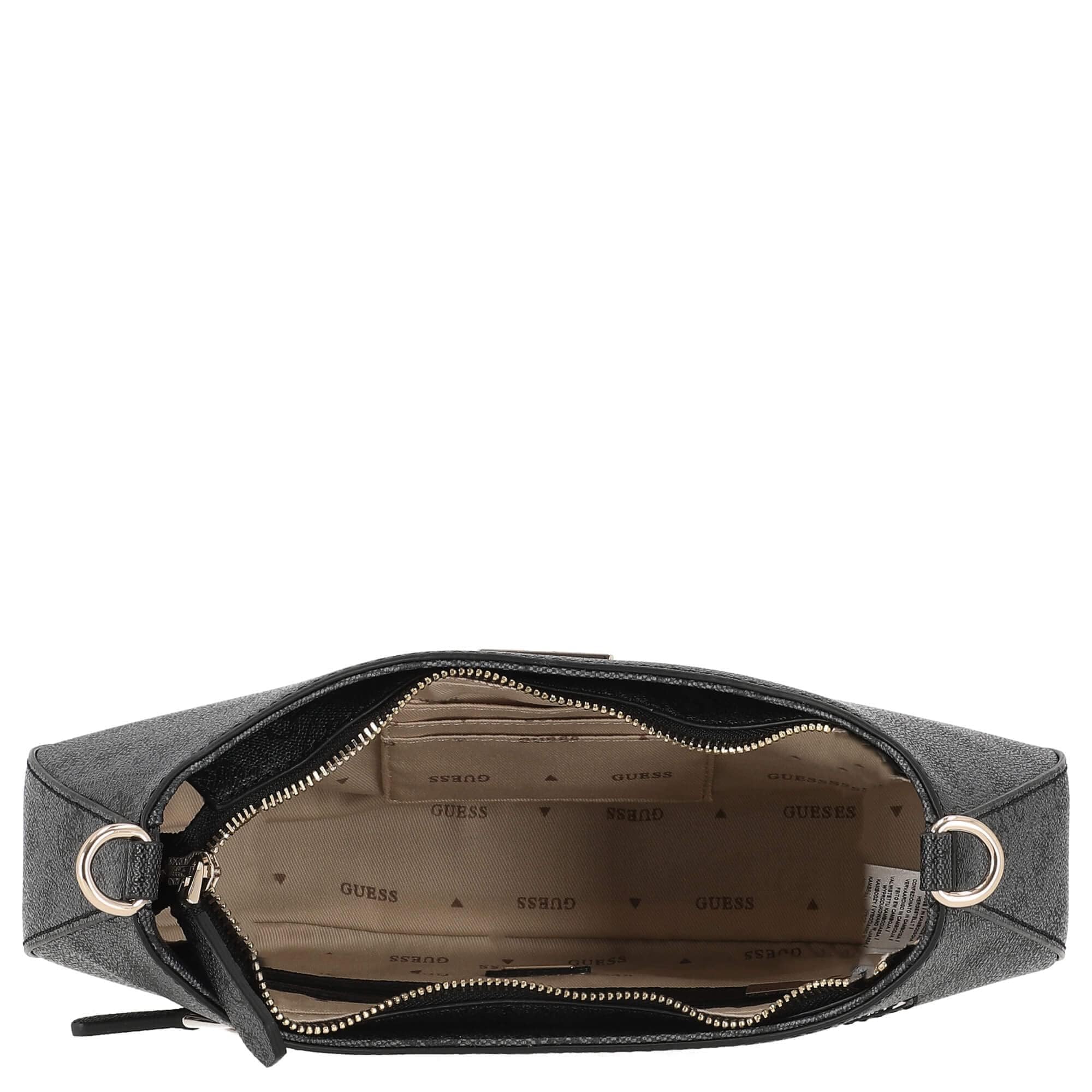 Foto 7 | Bandolera Guess Noelle Con Cremallera En La Parte Superior, Logotipo Coal, 11,5 X 7 X 2,75 Cm - Venta Internacional.