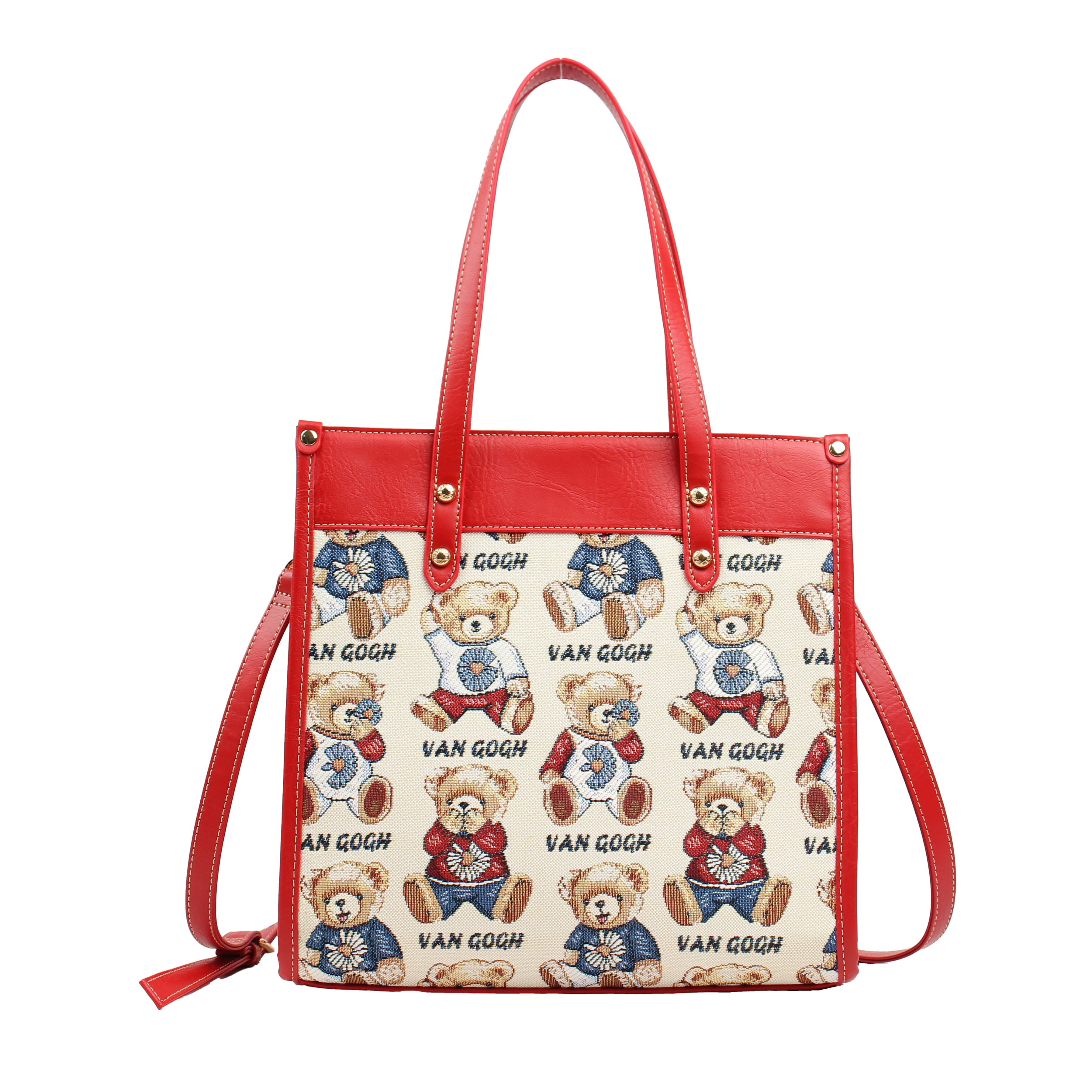 Bolso Shopper Van Gogh Bear By Henney Bear V214 Camomile