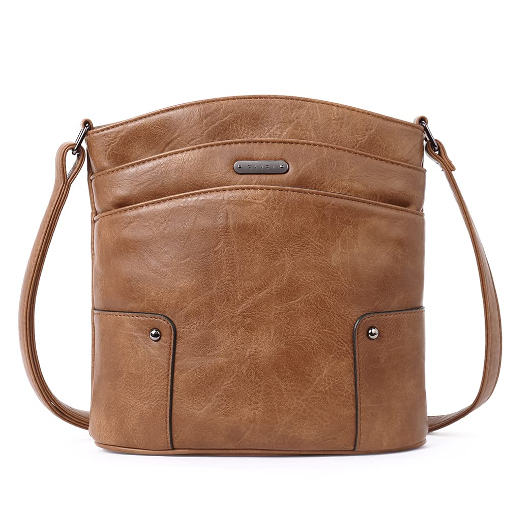 Bandolera Cluci De Piel, Monedero De Viaje, Vintage, Marrón Oscuro - Venta Internacional.