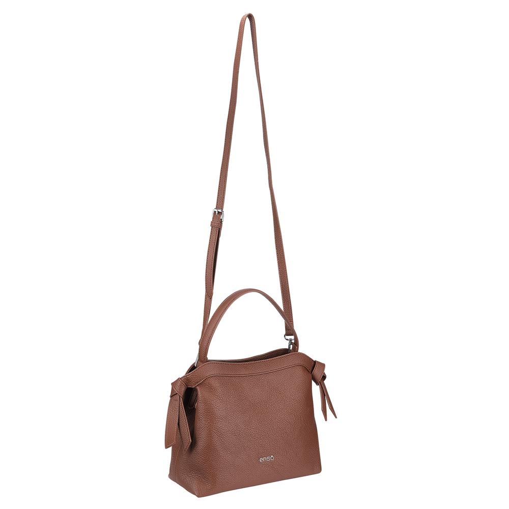 Foto 6 pulgar | Bolsa Tote Enso Mujer Eb244106ttbu Café Cafe