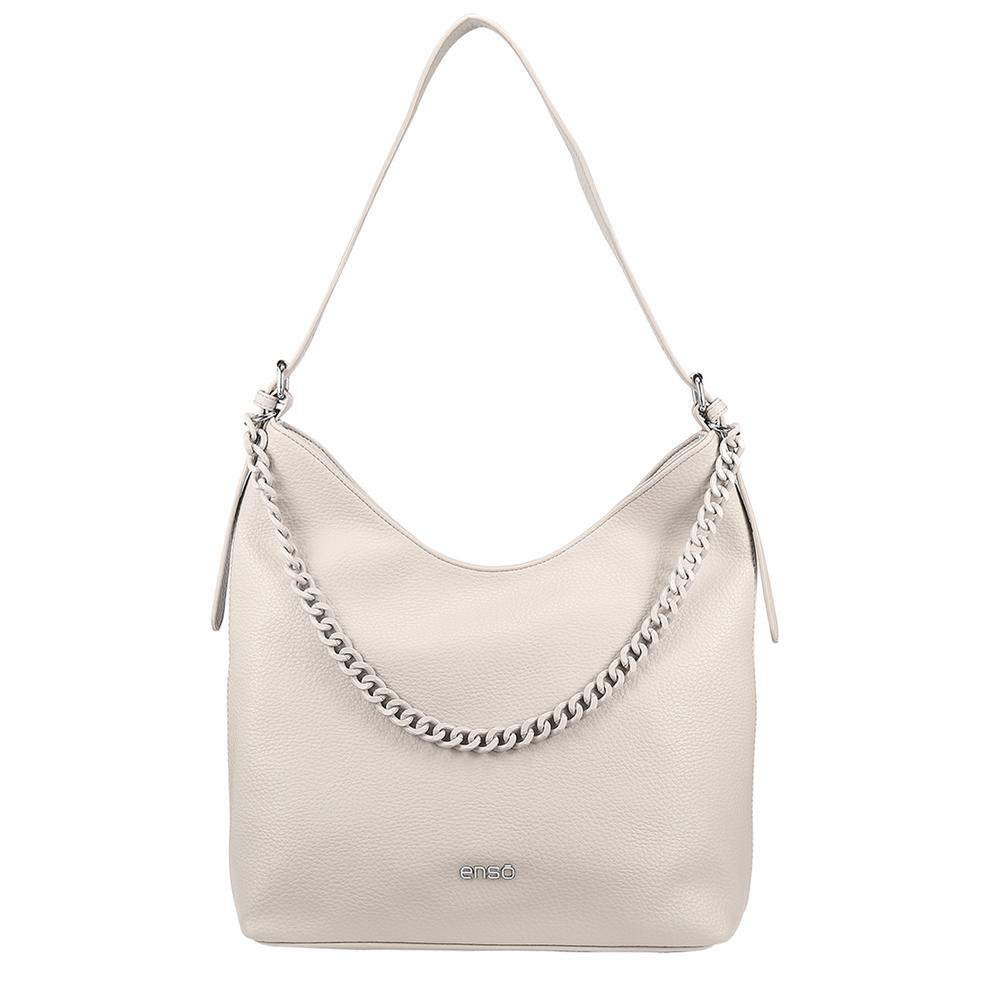 Foto 2 pulgar | Bolsa Hobo Enso Mujer Eb243306hbgr Off-white Blanco