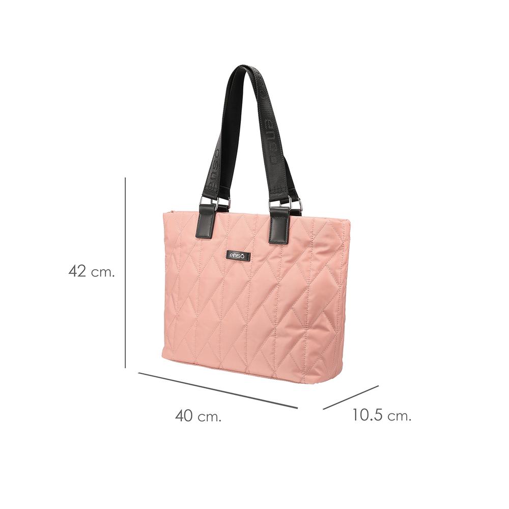 Foto 7 pulgar | Bolsa Tote Enso Mujer Eb244112ttp Rosa Rosa