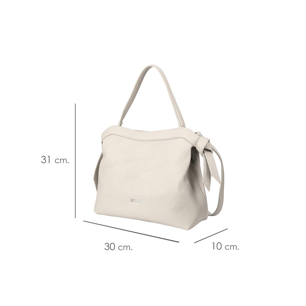 Foto 7 pulgar | Bolsa Tote Enso Mujer Eb244105ttw Off-white Blanco