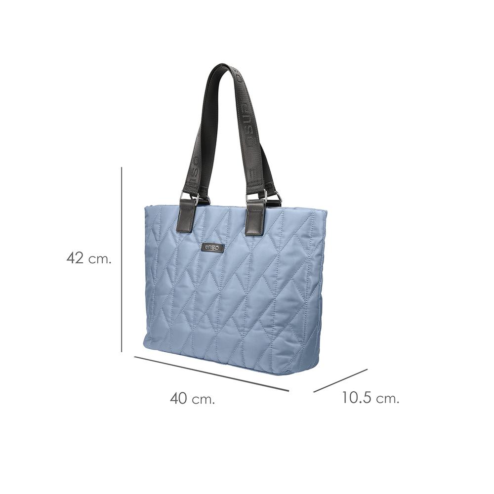 Foto 7 pulgar | Bolsa Tote Enso Mujer Eb244111ttbl Azul Azul