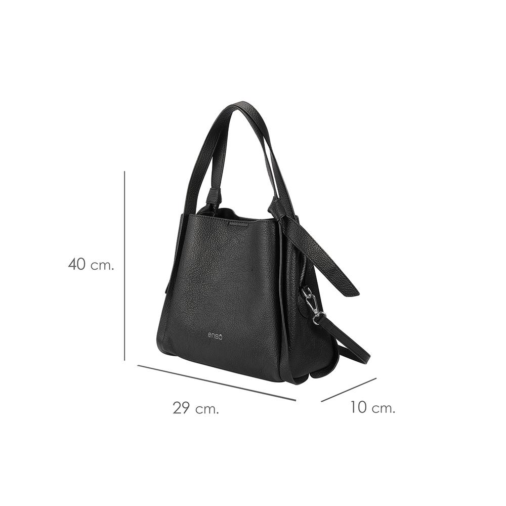 Foto 7 pulgar | Bolsa Tote Enso Mujer Eb244101ttb Negro Negro