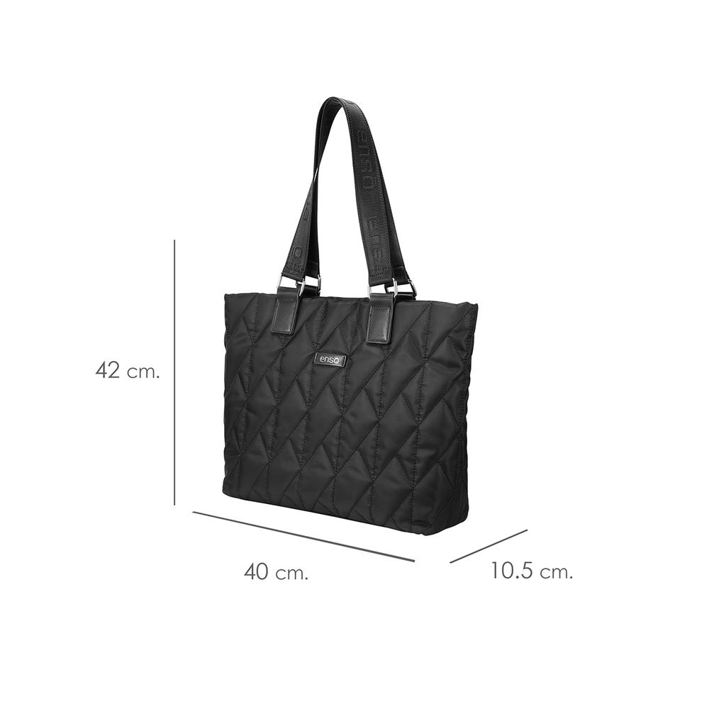 Foto 7 pulgar | Bolsa Tote Enso Mujer Eb244110ttb Negro Negro