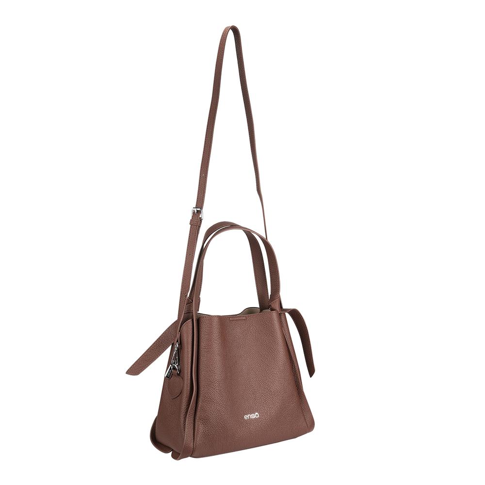 Foto 5 pulgar | Bolsa Tote Enso Mujer Eb244103ttbu Café Cafe