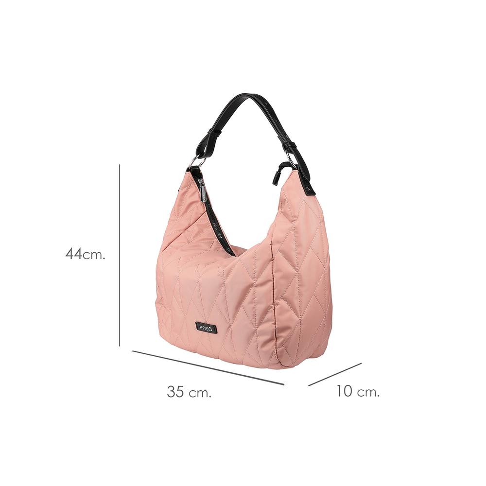 Foto 7 pulgar | Bolsa Hobo Enso Mujer Eb244115hbp Rosa Rosa