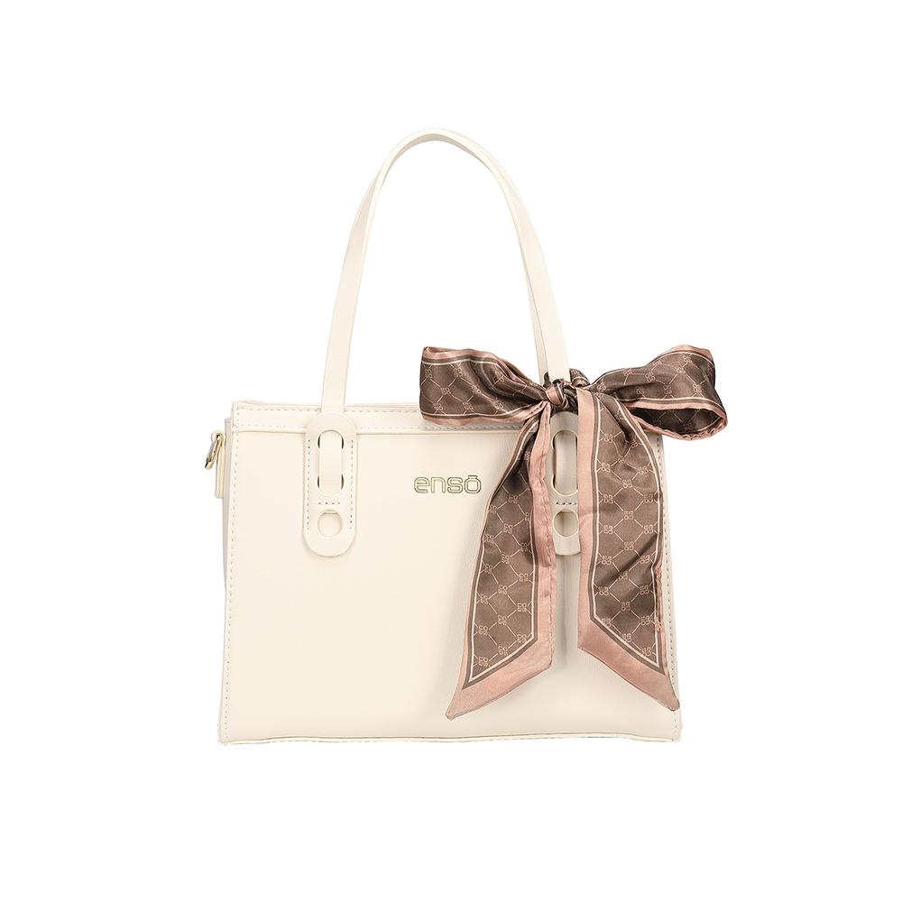 Foto 1 | Bolsa Mini Tote Enso Mujer Eb243314ttw Hueso Blanco