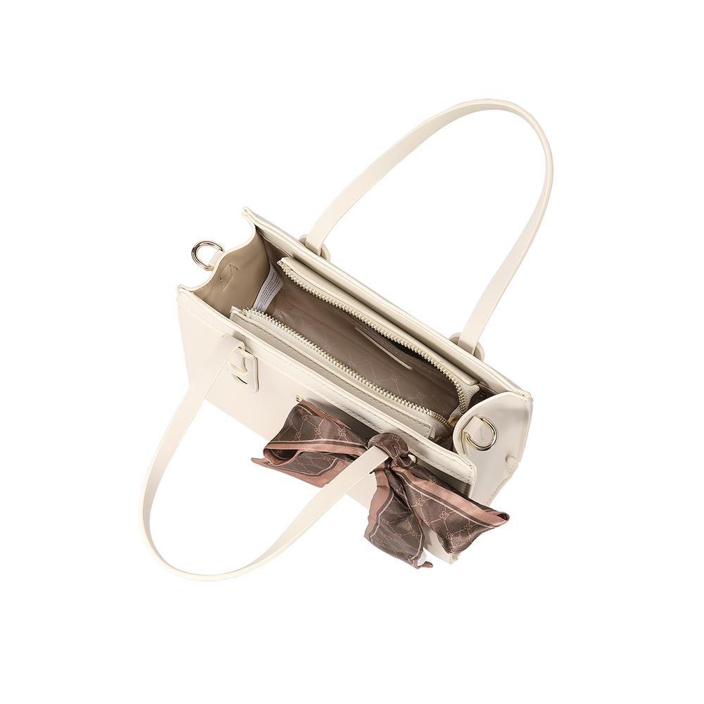 Foto 3 | Bolsa Mini Tote Enso Mujer Eb243314ttw Hueso Blanco