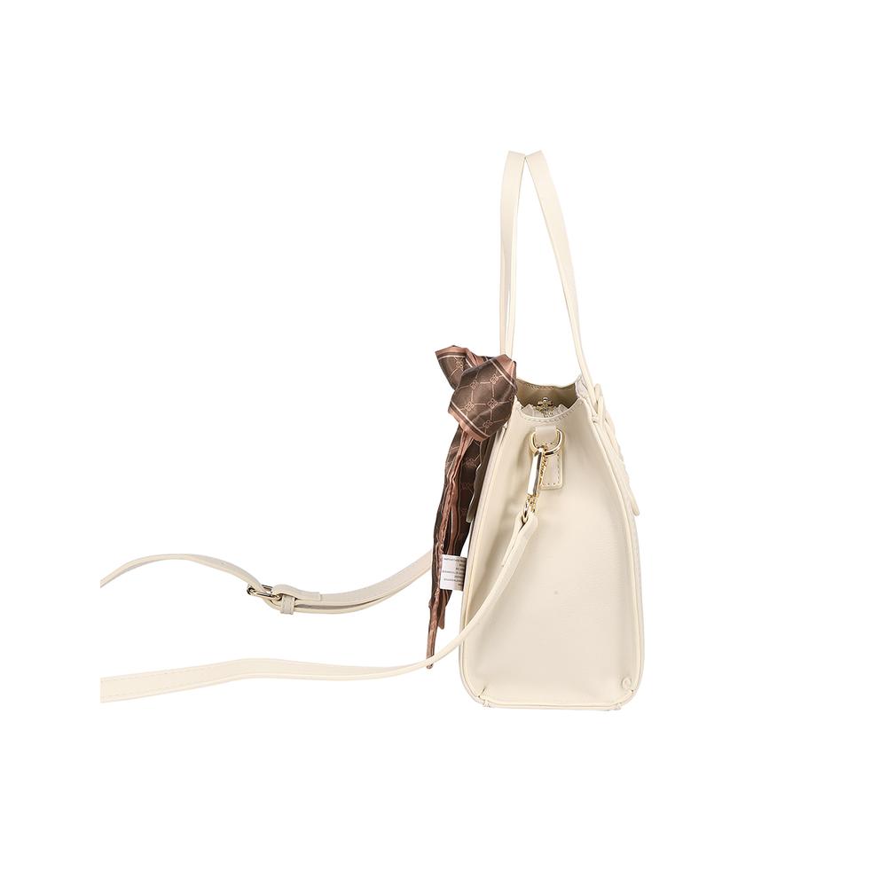 Foto 6 pulgar | Bolsa Mini Tote Enso Mujer Eb243314ttw Hueso Blanco