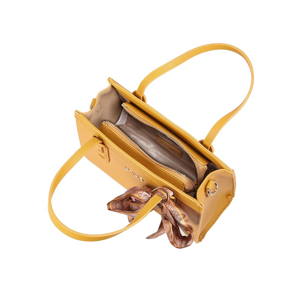 Foto 4 pulgar | Bolsa Mini Tote Enso Mujer Eb243316tty Mostaza Amarillo