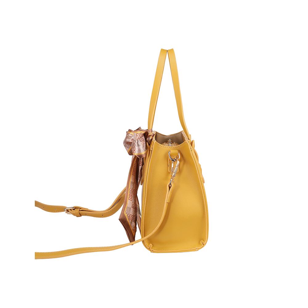 Foto 5 pulgar | Bolsa Mini Tote Enso Mujer Eb243316tty Mostaza Amarillo