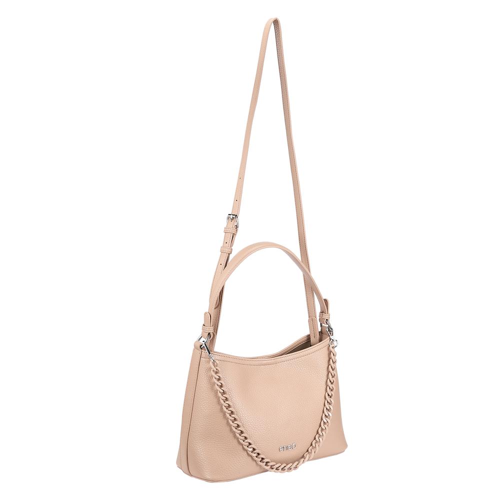 Foto 5 pulgar | Bolsa Satchel Enso Mujer Eb243308stp Beige Beige