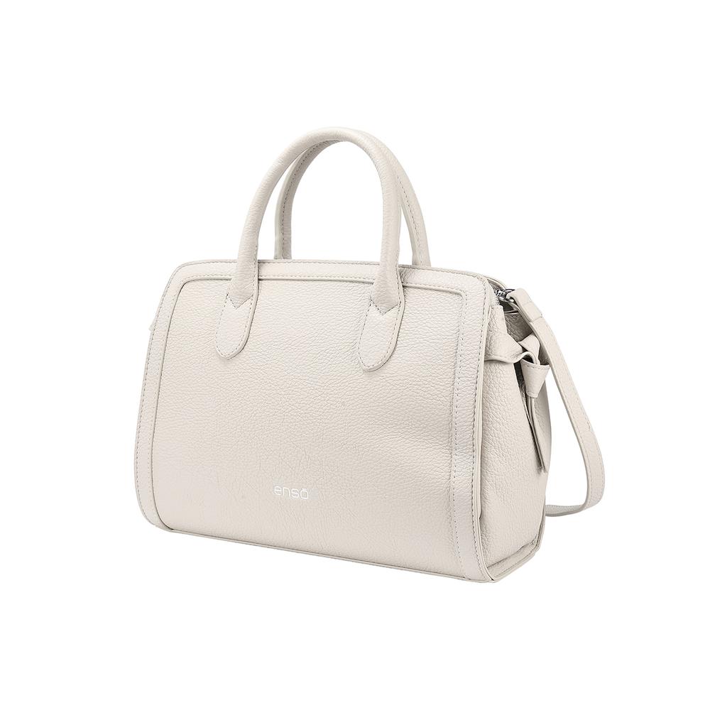 Foto 3 pulgar | Bolsa Satchel Enso Mujer Eb244108stw Off-white Blanco