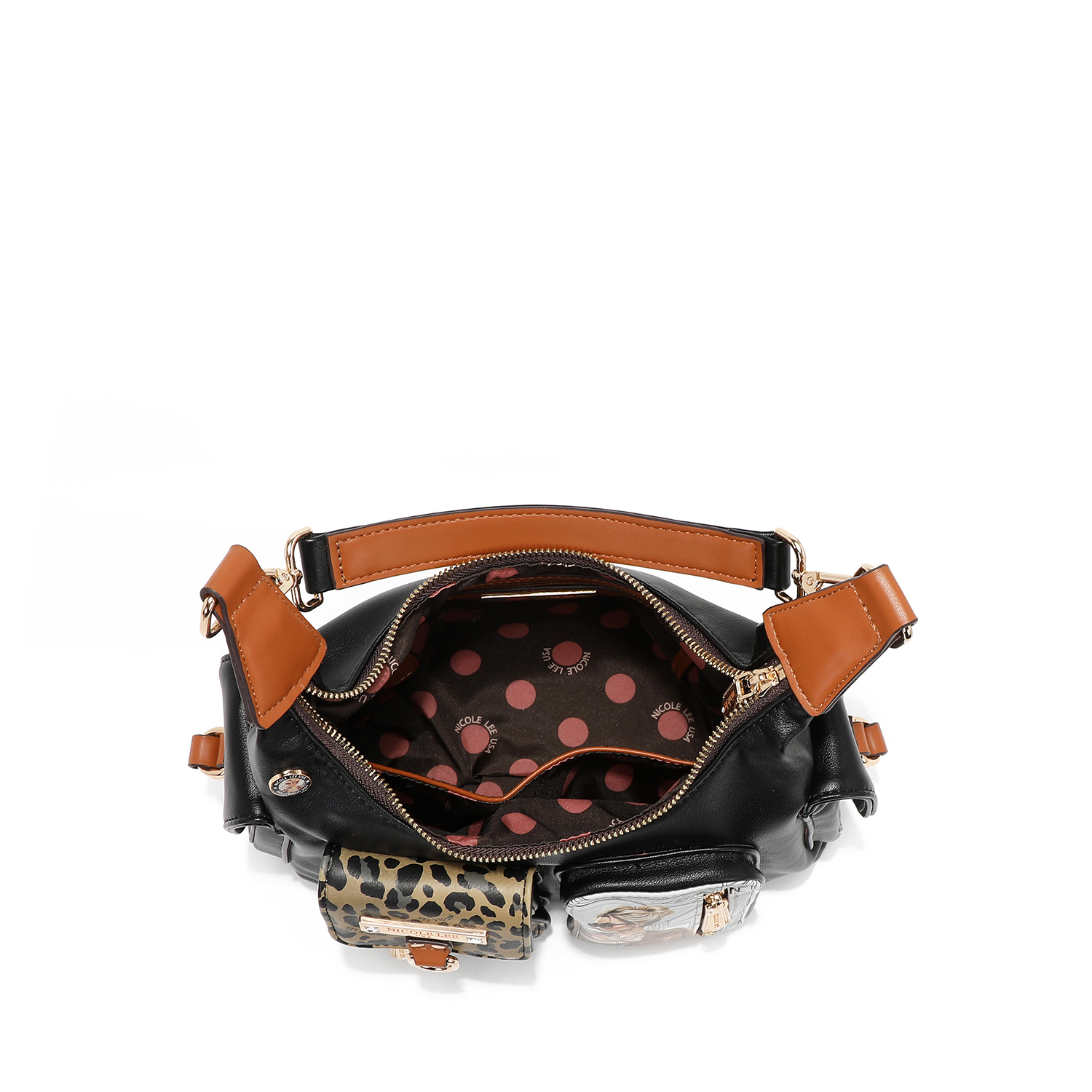 Foto 5 | Bolsa Shoulder Nicole Lee Estampada Ladies Night Fw24