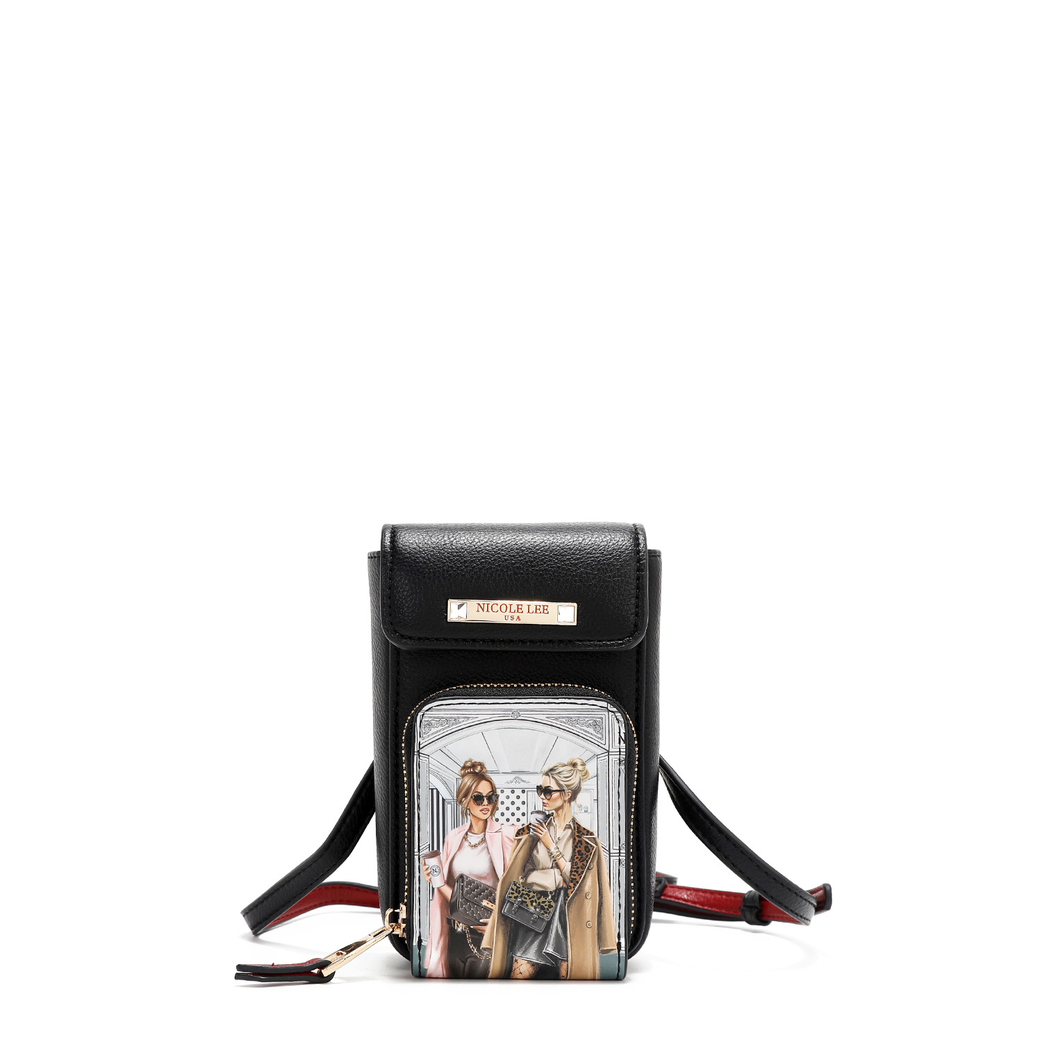 Foto 6 pulgar | Bolsa Porta Celular Nicole Lee Crossbody Ladies Night Fw24
