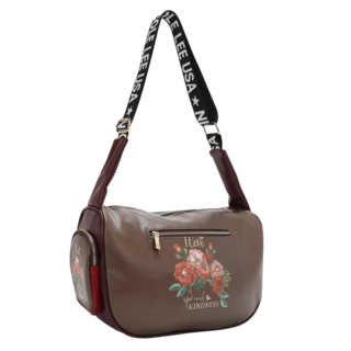 Foto 2 | Bolsa Shoulder Nicole Lee Pedreria Estampado Blind Date Cafe