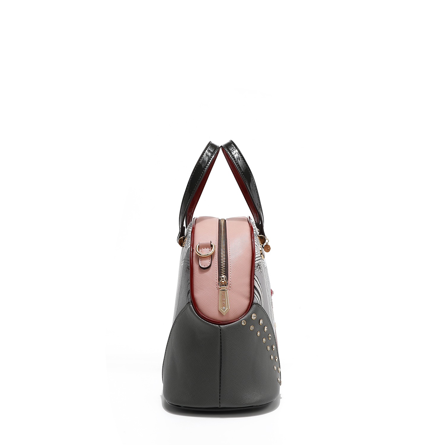 Foto 4 pulgar | Bolsa Dome Nicole Lee Print Ladies Night Aplicaciones Fw24