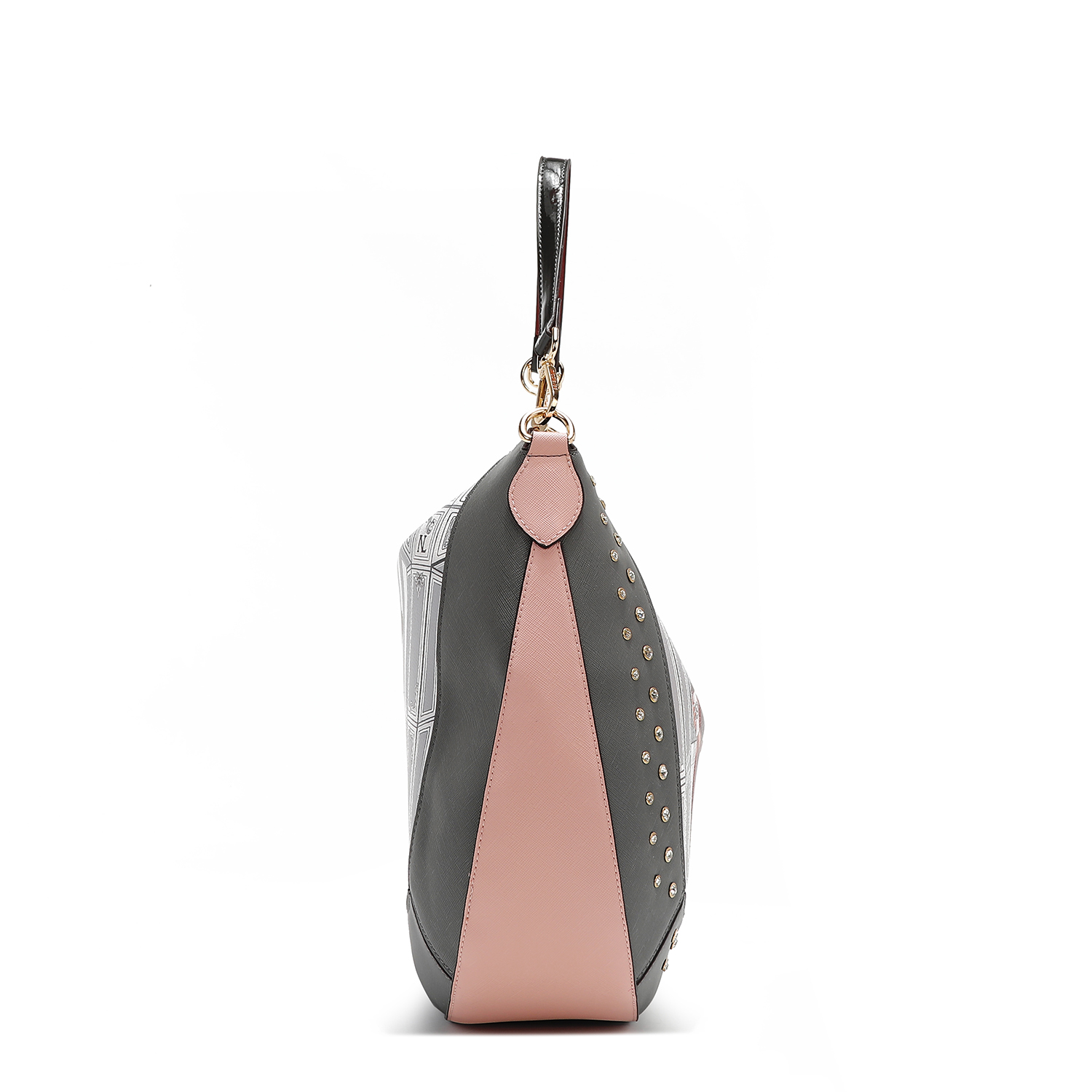 Foto 5 pulgar | Bolsa Hobo Nicole Lee Print Ladies Night Aplicaciones Fw24