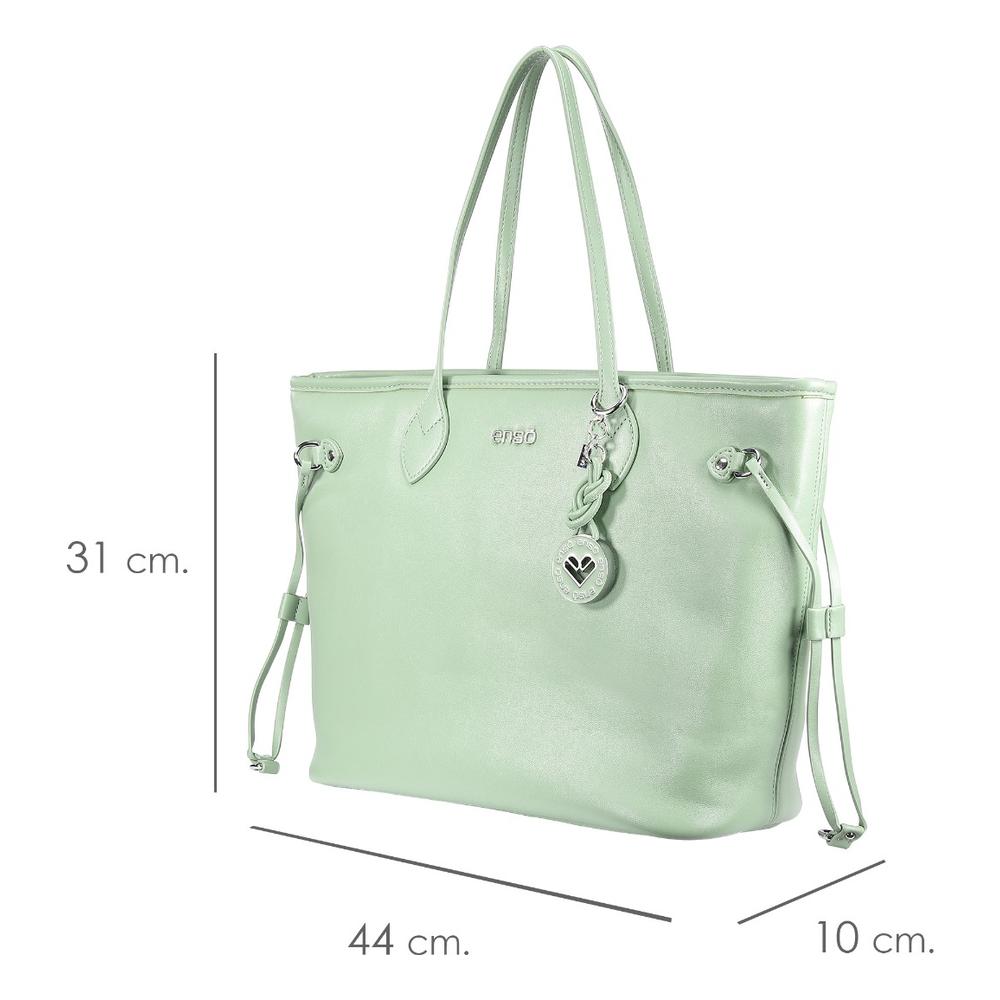 Foto 8 pulgar | Bolsa Tote Enso Amor De Verano Mujer Eb2432ttg06 Verde Verde