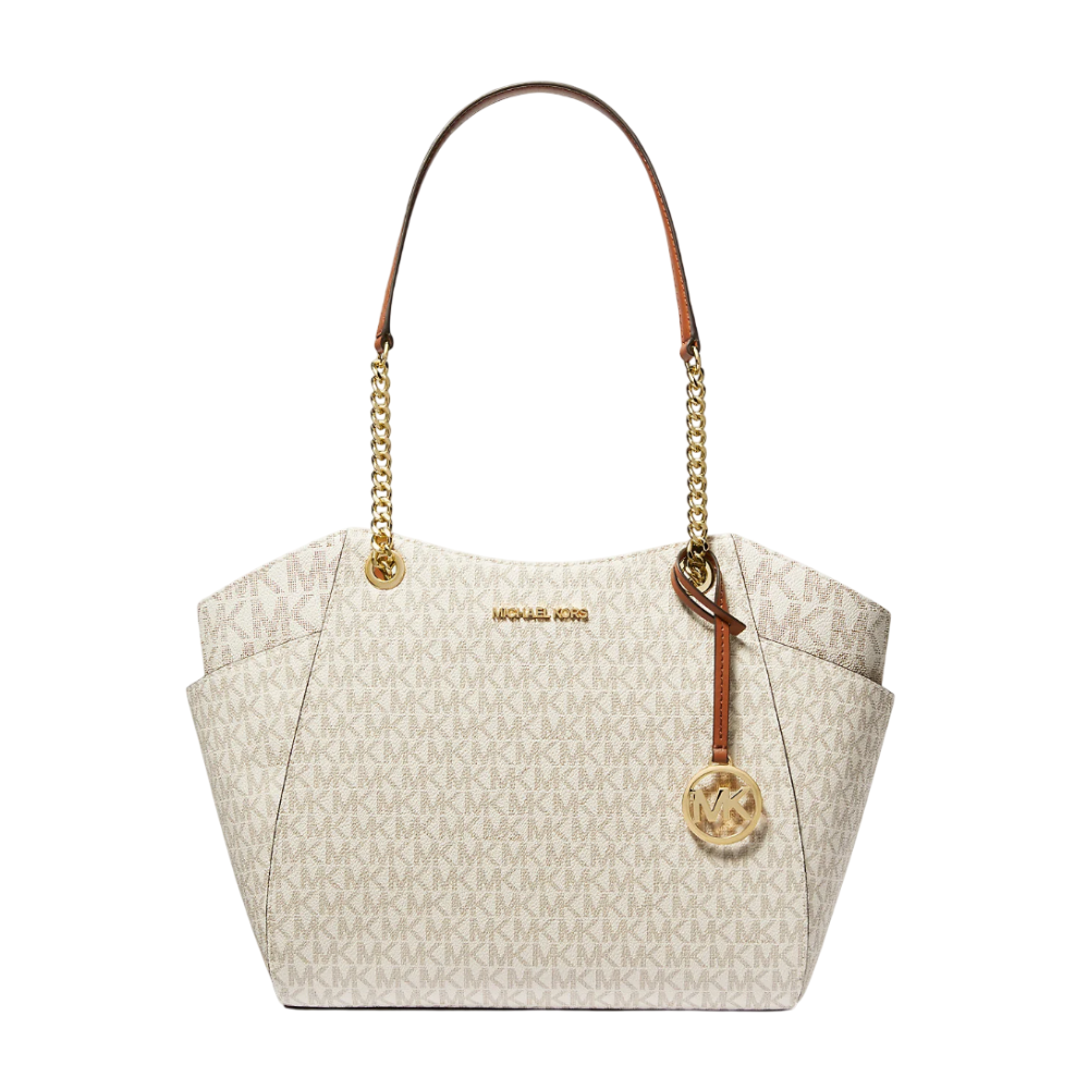Foto 2 pulgar | Bolsa Michael Kors Jet Set Large Logo Shoulder Bag 35S4GTVT3B Blanca
