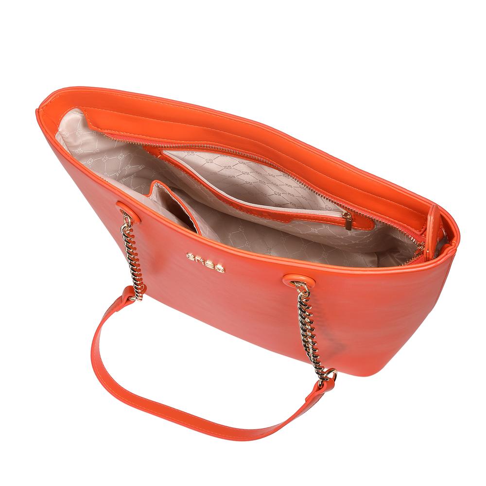 Foto 4 pulgar | Bolsa Tote Mujer Enso Eb243110tto Naranja Naranja