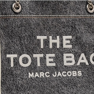 Foto 6 | Bolso The Marc Jacobs Denim Chain Tote Small Black