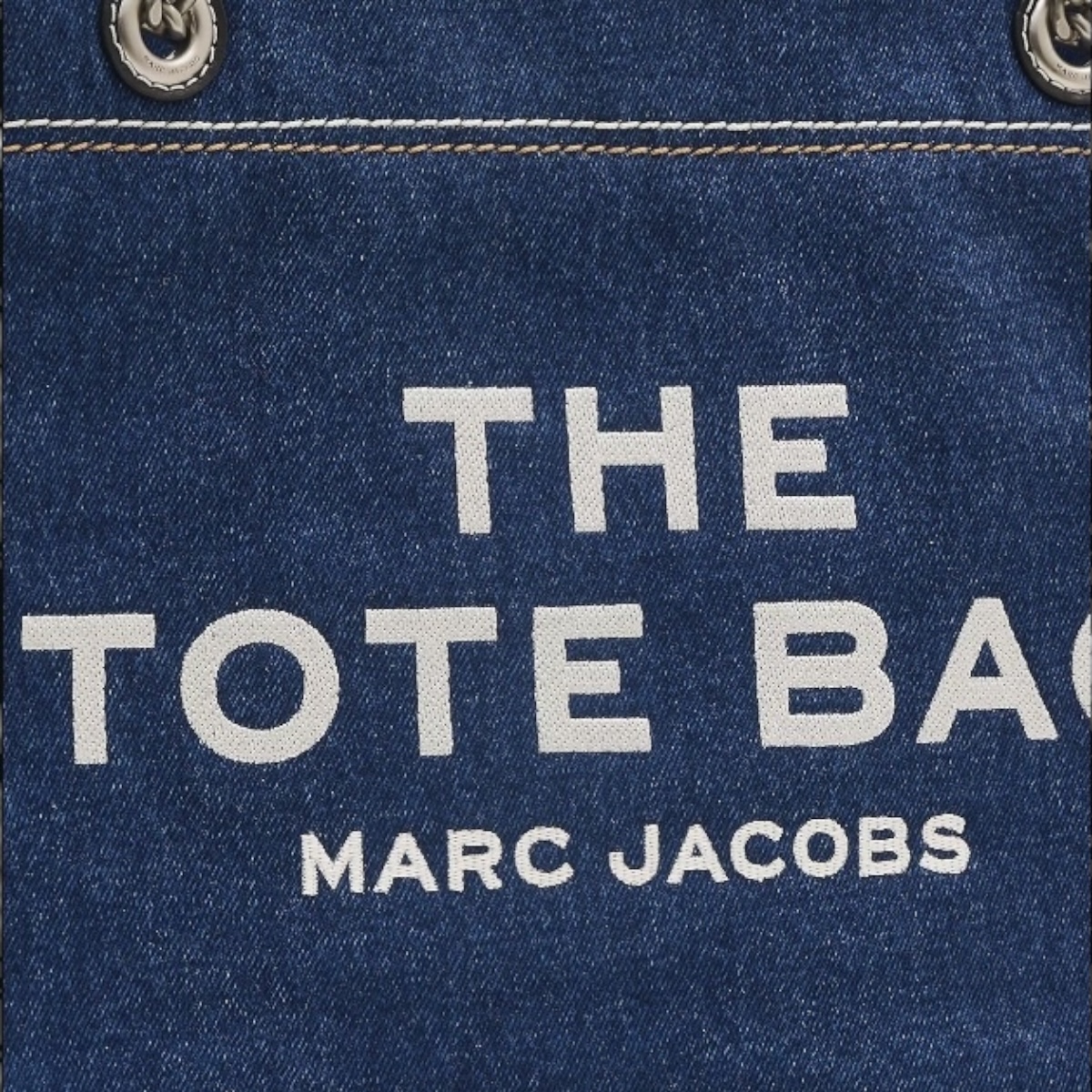 Foto 5 | Bolso  The Marc Jacobs Denim Chain Tote Small Blue