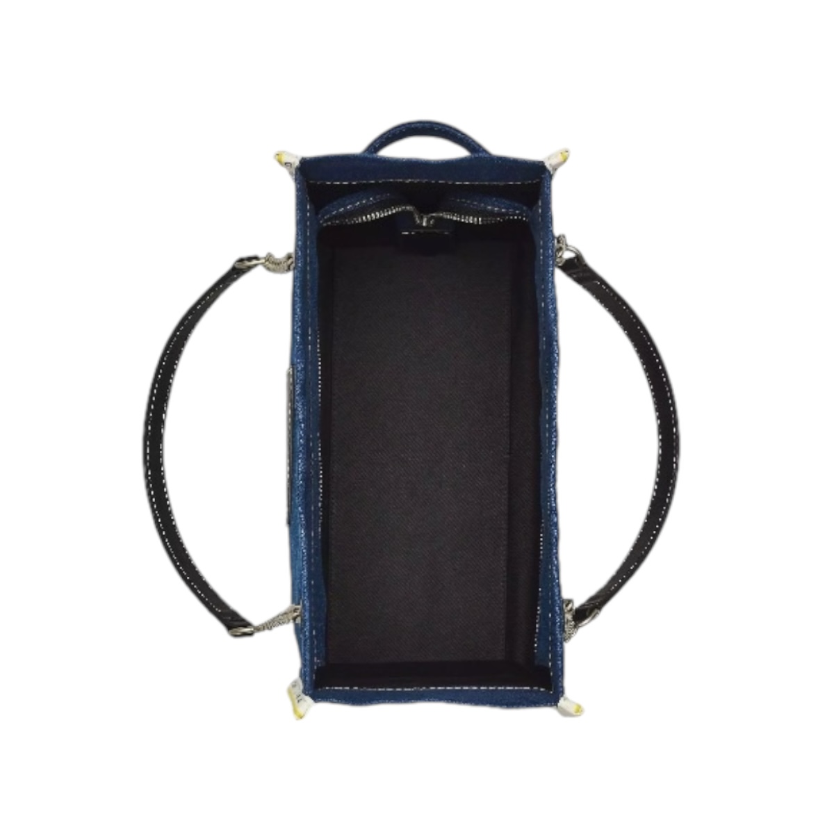 Foto 7 pulgar | Bolso  The Marc Jacobs Denim Chain Tote Small Blue
