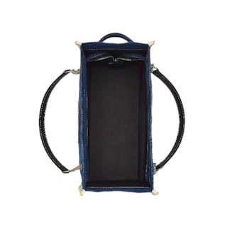 Foto 6 | Bolso The Marc Jacobs Denim Chain Tote Small Blue