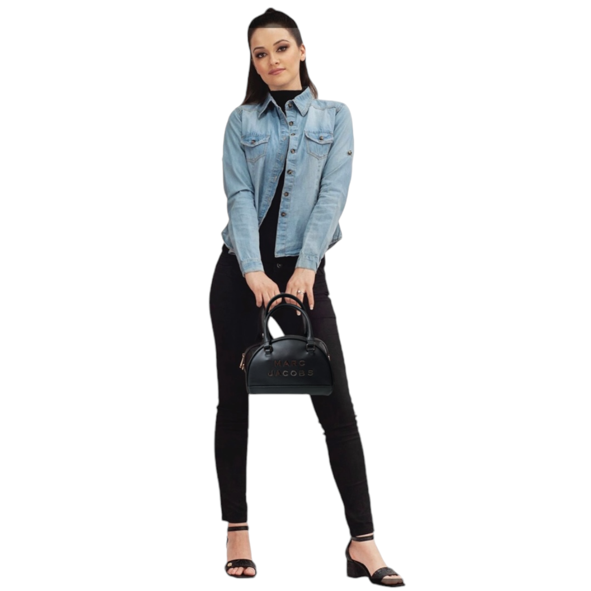Foto 7 pulgar | Bolso The Marc Jacobs Bowling Bag Black