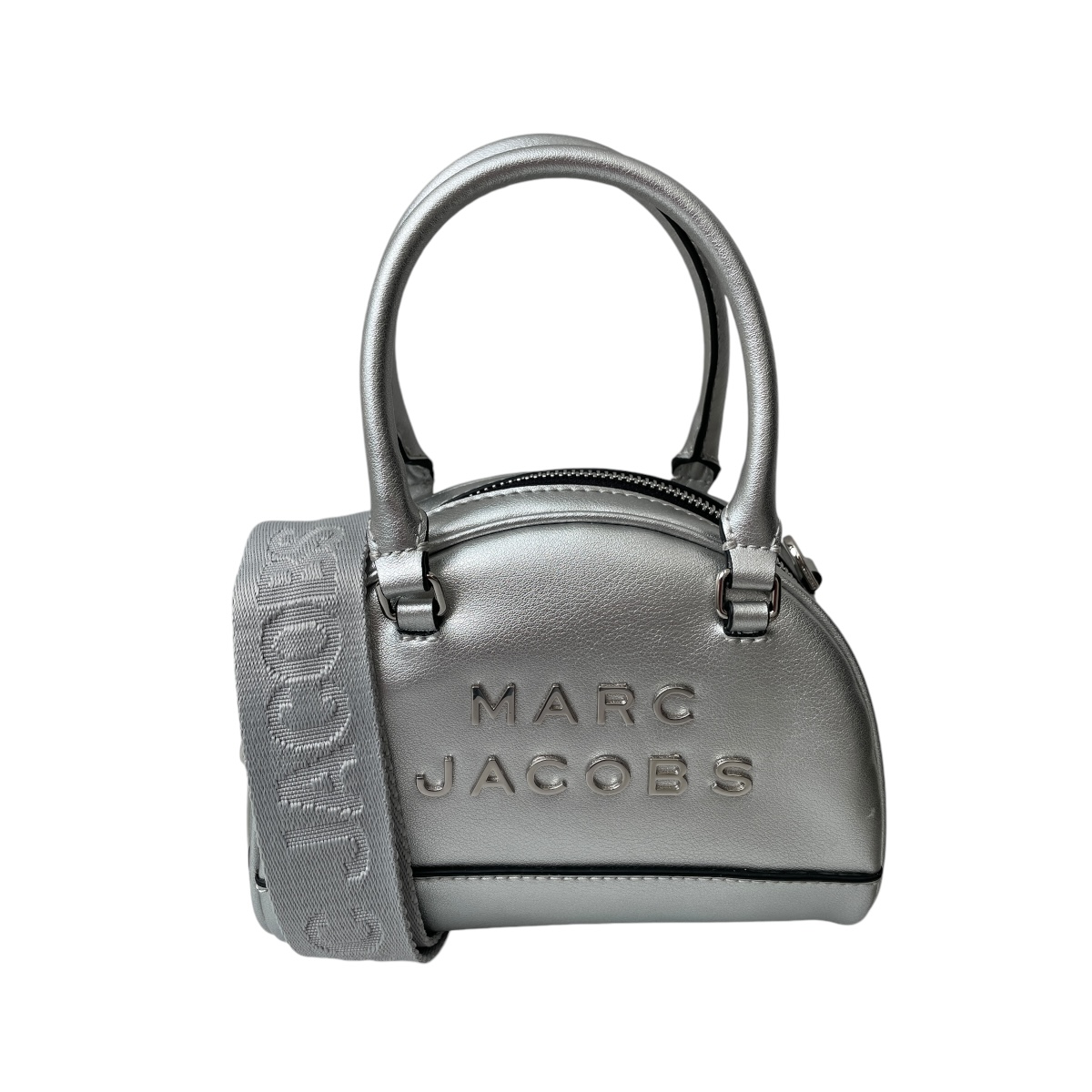 Foto 2 pulgar | Bolso  The Marc Jacobs Bowling Bag Silver