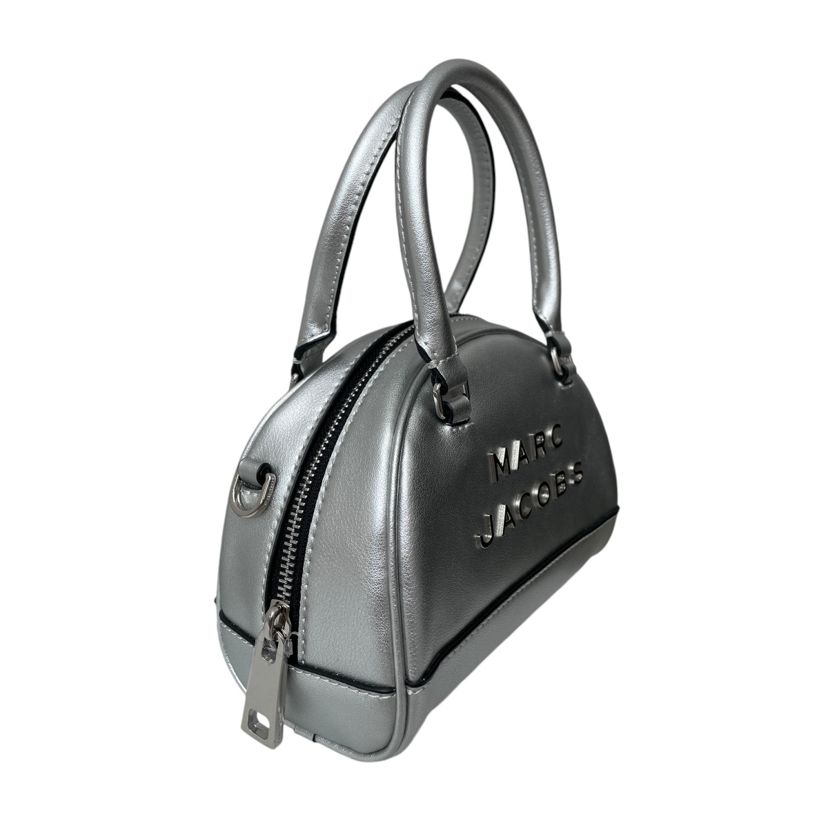 Foto 5 pulgar | Bolso  The Marc Jacobs Bowling Bag Silver